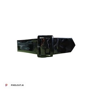 1980s Oscar De La Renta Patent Leather Belt